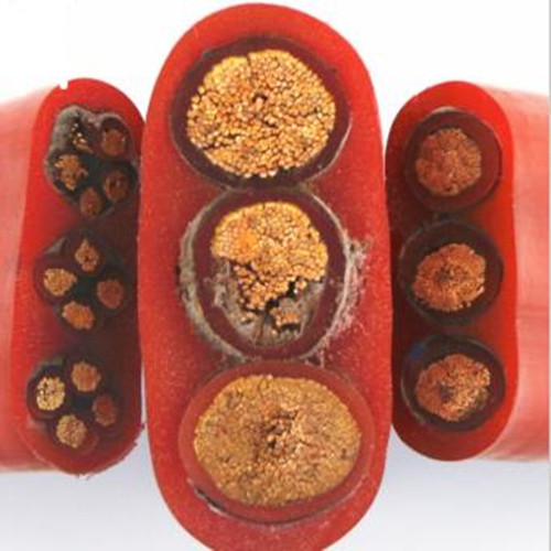 YGCFB-3x50+1x25重型硅橡膠護套扁平軟電纜